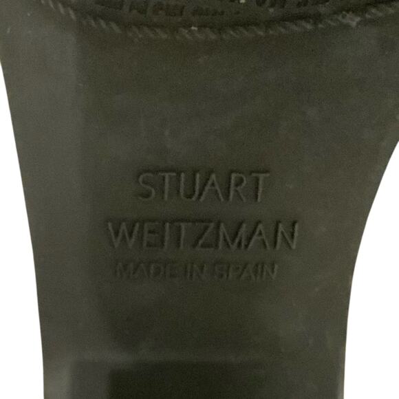 New Stuart Weitzman Moxanne Penny Slot Boot Brown Suede Size 6 - Picture 6 of 8